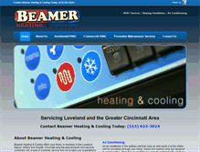 Tablet Screenshot of beamerheating.com